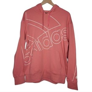 Adidas Women's Big-Logo Relaxed Hoodie